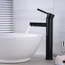 Ver imagem 2 de Torneira Misturador Monocomando Preto Bica Alta para Banheiro Lavabo Roma - Premierdecor