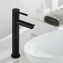 Ver imagem 3 de Torneira Misturador Monocomando Preto Bica Alta para Banheiro Lavabo Roma - Premierdecor