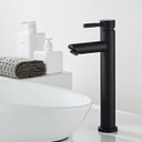 Ver imagem 1 de Torneira Misturador Monocomando Preto Bica Alta para Banheiro Lavabo Roma - Premierdecor