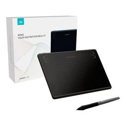 Mesa Digitalizadora Huion Inspiroy Hs64 Black Tablet Para Desenho Digital - 1