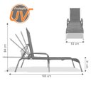 Ver imagem 5 de Kit 2 Espreguiçadeiras em Alumínio Madrid