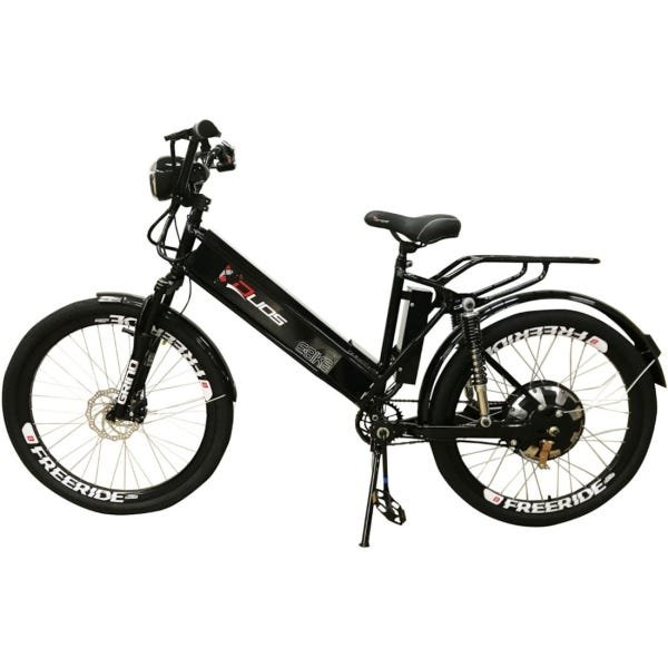Bicicleta Elétrica com Bateria de Lítio 48V 13Ah Confort FULL Preta