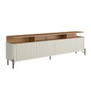 Ver imagem 2 de Rack Sala 4 Portas Brise MDF L180 X A65cm