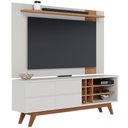 Ver imagem 2 de Rack para Sala Makai com Painel para TV 70 pol Lara C04 Off White Matte Freijó - Lyam Decor