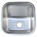Ver imagem 1 de Tanque de Lavar Roupa de Aço Inox 304 55x45cm Lavanderia