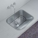 Ver imagem 2 de Tanque de Lavar Roupa de Aço Inox 304 55x45cm Lavanderia