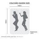Ver imagem 7 de Colchão Queen Orthoflex Molas Ens Torino Ibrido 198x158x32Cm