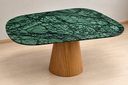 Ver imagem 2 de Mesa de Jantar Orgânica 180x100cm - Verde Guatemala - Cone Freijó