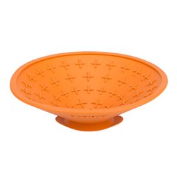 Tapete de Lamber com Ventosa Lickimat Splash Laranja para Cães - 3