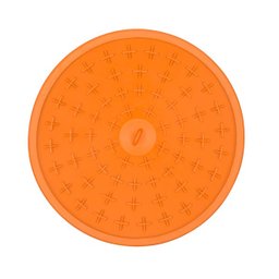 Tapete de Lamber com Ventosa Lickimat Splash Laranja para Cães - 4