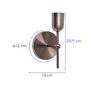 Ver imagem 4 de Arandela Parede Cabeceira Quarto e Lavabo Grafite