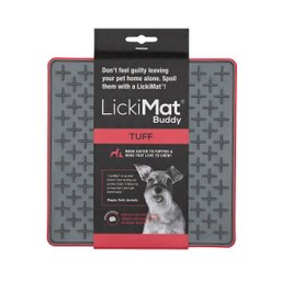 Tapete de Lamber Lickimat Tuff - Playdate Vermelho para Cães - 1