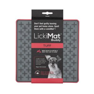 Tapete de Lamber Lickimat Tuff - Playdate Vermelho para Cães