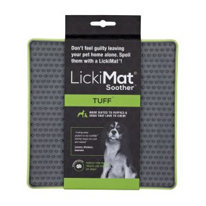 Tapete de Lamber Lickimat Tuff - Soother Verde para Cachorro