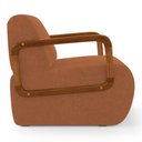 Ver imagem 6 de Poltrona Decorativa Orgânica Living Kavya Bouclê Terracota - Abmaza