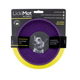 Comedouro João Bobo Licki Mat Wobble Roxo para Cachorro - 1