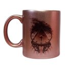 Ver imagem 1 de Caneca de Ceramica Resinada Perolada Bronze (Relógio)