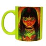 CANECA DE CERAMICA NEON AMARELO (XAMANICA) - 1