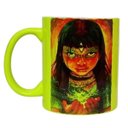 Ver imagem 1 de CANECA DE CERAMICA NEON AMARELO (XAMANICA)