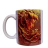 CANECA BRANCA DE CERÂMICA RESINADA (NATUREZA) - 1