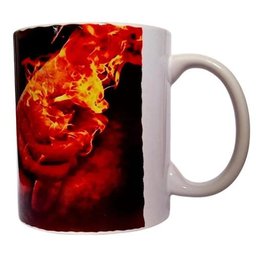 CANECA BRANCA DE CERÂMICA RESINADA (ALIANÇA) - 3