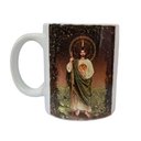Ver imagem 1 de CANECA BRANCA DE CERÂMICA RESINADA (ARCANJO)