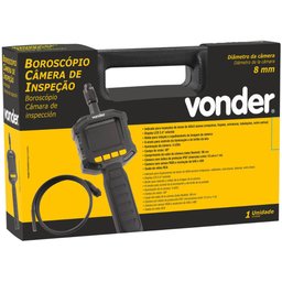 Boroscópio Industrial Vonder Câmera de Inspeção 8mm Display Lcd 2,4" a Pilha Oficina - 4
