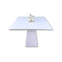 Ver imagem 1 de Mesa de Jantar Loft 4 Lugares Quadrada MDF 90x90cm Laca Branca Modelar Art