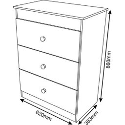 Quarto de Bebê Completo Berço, Cômoda e Guarda Roupa Ternura - 7