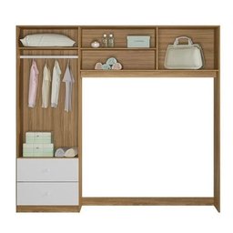 Quarto de Bebê Completo Berço, Cômoda e Guarda Roupa Ternura - 3