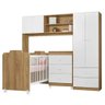 Quarto de Bebê Completo Berço, Cômoda e Guarda Roupa Ternura - 2