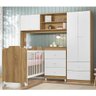 Quarto de Bebê Completo Berço, Cômoda e Guarda Roupa Ternura - 1