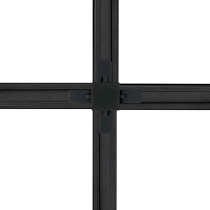 Conector Emenda Llum Tipo X para Trilho Eletrificado Bivolt Preto