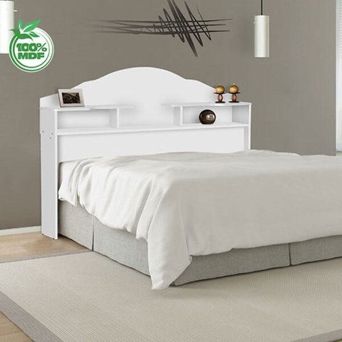 Cabeceira Quarto Casal Evelyn com Prateleira
