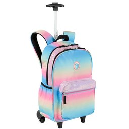 Mochila Carrinho Capricho Sunday Degrade Colorido Grande - 1
