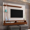 Ver imagem 1 de Painel Suspenso Eros Sala TV Até 55 Polegadas com Iluminação