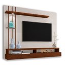 Ver imagem 2 de Painel Suspenso Eros Sala TV Até 55 Polegadas com Iluminação