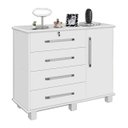 Ver imagem 2 de Cômoda Quarto 4 Gavetas 1 Porta Lisboa