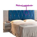 Ver imagem 2 de Cabeceira Casal Queen Ou King com Mesa Cabeceira Florida Carmolar