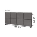 Ver imagem 3 de Painel Estofado Para Cama King DoceLar 195 cm