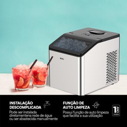 Máquina de Gelo 35kg EOS Ice Compact EMG35 Inox 220V - 7