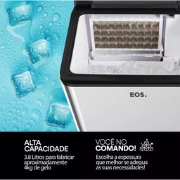 Máquina de Gelo 35kg EOS Ice Compact EMG35 Inox 220V - 5