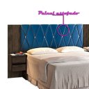Ver imagem 2 de Cabeceira Casal Queen Ou King com Mesa Cabeceira Florida Carmolar