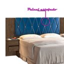Ver imagem 2 de Cabeceira Casal Queen Ou King com Mesa Cabeceira Florida Carmolar