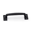 Ver imagem 3 de Kit 2 Puxador de Gaveta e Armário Porta 120 Mm Ouro Velho: Preto Fosco