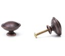 Ver imagem 4 de Kit 10 Puxador Concha e Puxadores Moveis de Gaveta Colonial: Bronze
