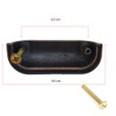 Ver imagem 3 de Kit com 12 Puxador Concha Puxadores Moveis de Gaveta Colonial: Bronze