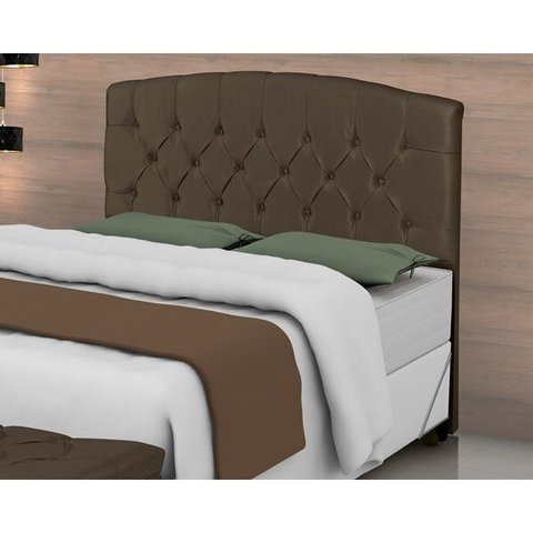 Cabeceira Quarto Grecia Estofada Casal Queen 160 cm Pavia