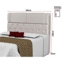 Ver imagem 3 de Cabeceira Estofado Quarto Madri King 195 cm