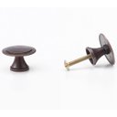 Ver imagem 3 de Puxador Redondo Colonial Kit com 10 Unidades: Bronze